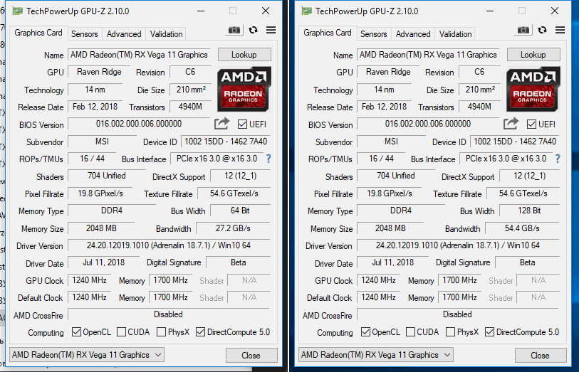 Amd radeon vega 8 обзор: спецификации и цена
