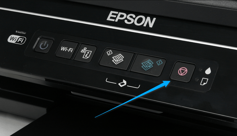 Принтер epson xp-440 при включении ошибка 033001