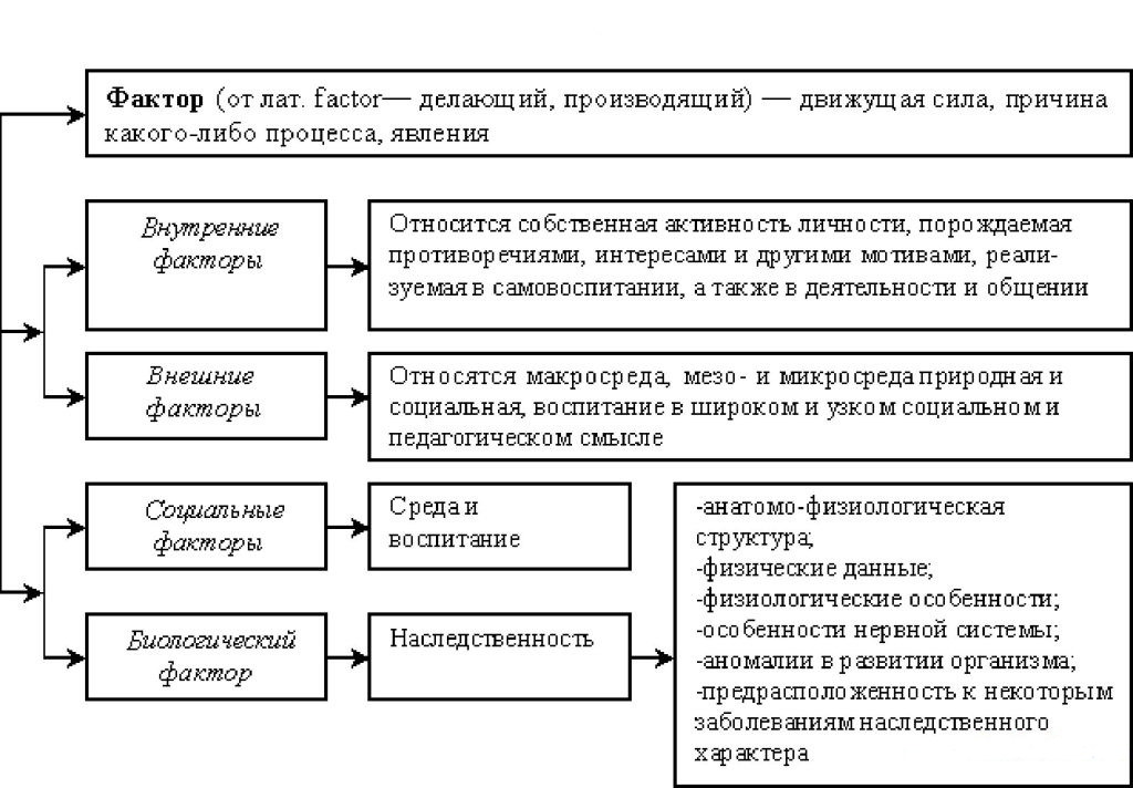 Что значит детерминирующие факторы