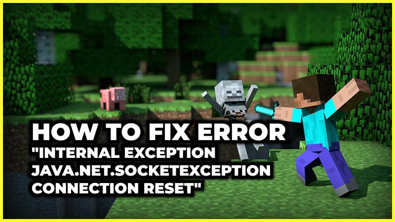 Fix internal exception java.io.ioexception minecraft problem