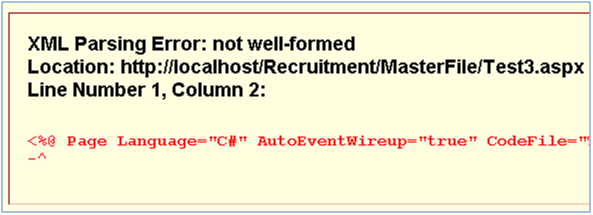 File parsing error что это значит