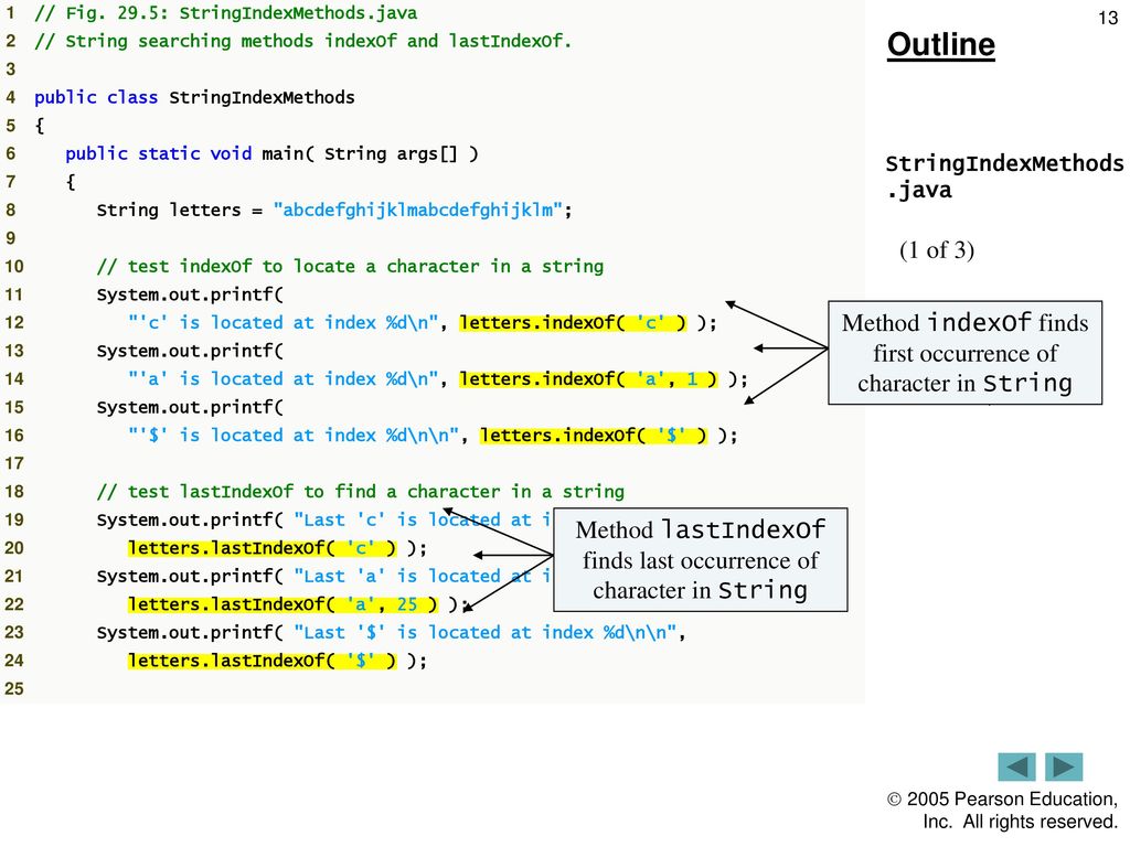 C# string lastindexof() (with examples)