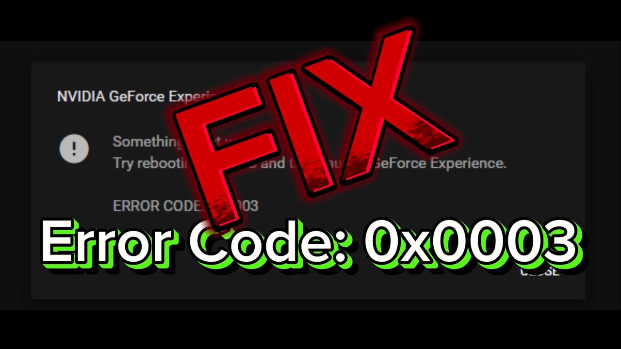 Не запускается nvidia geforce experience