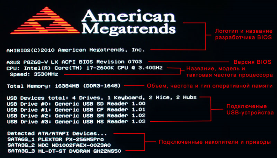 Полноэкранное отображение логотипа в bios — что это?