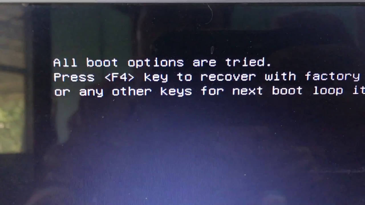 [solved] all boot options are tried loop | 9to5answer