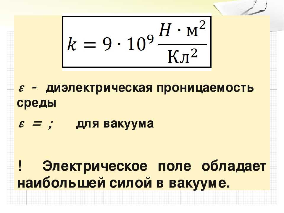 Электрическая постоянная — рувики