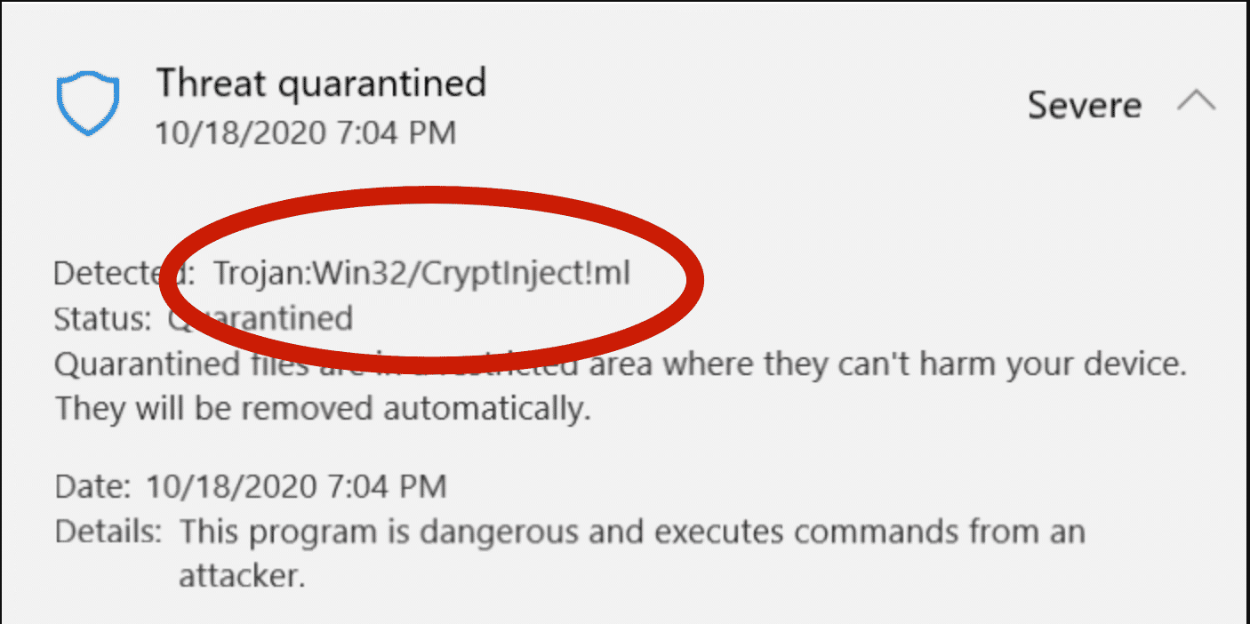 Удаление трояна:win32/occamy.c