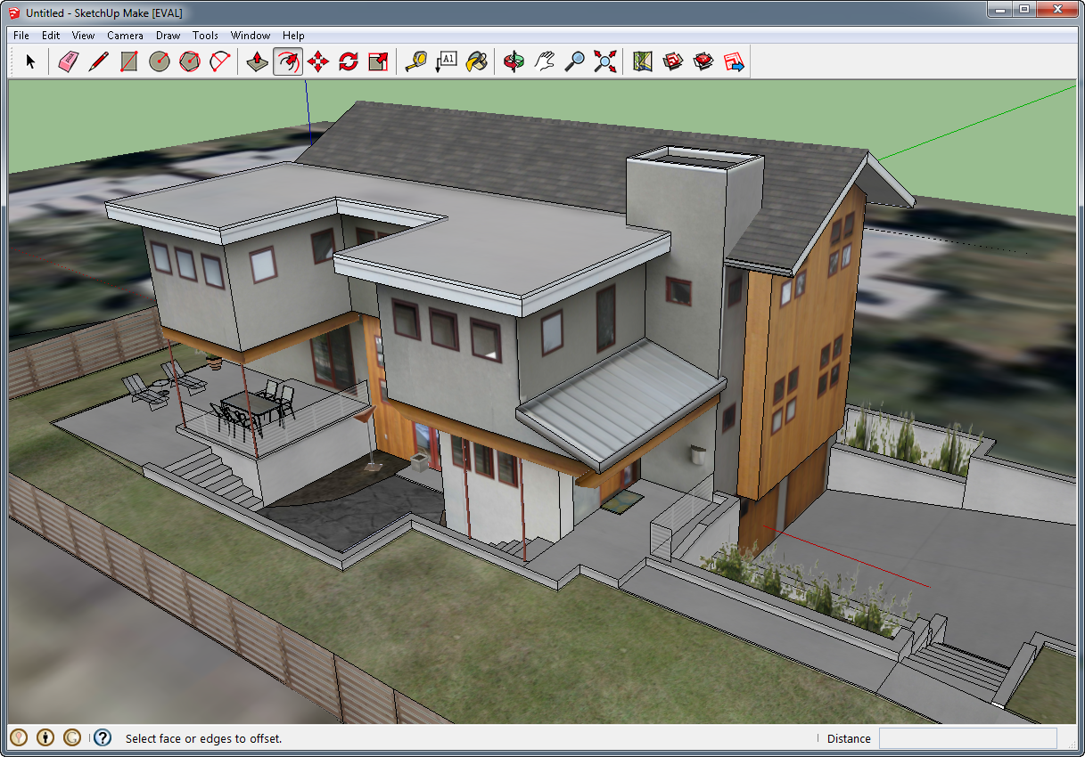 Как нарисовать мебель в sketchup