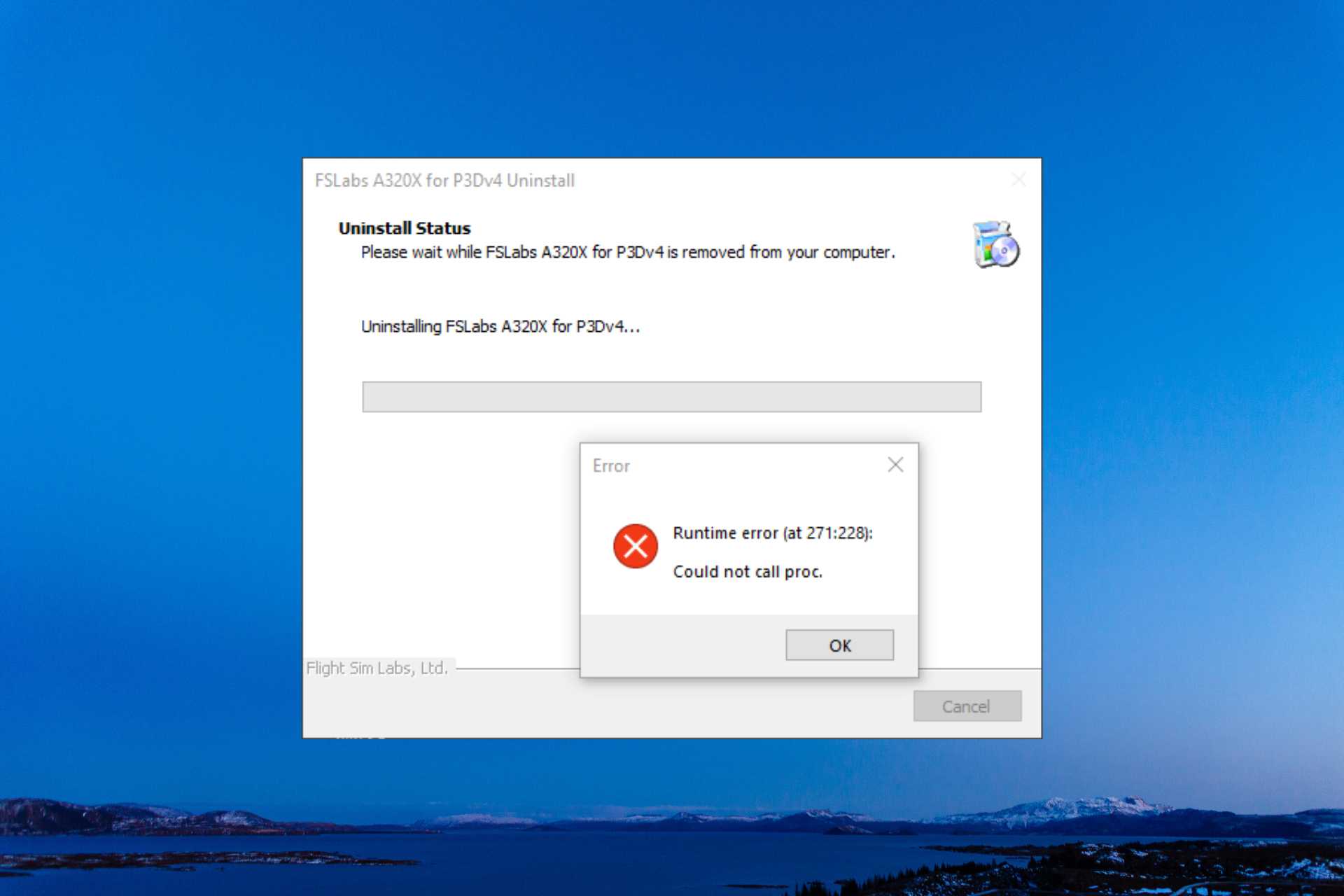 Легкий способ исправления ошибки runtime error