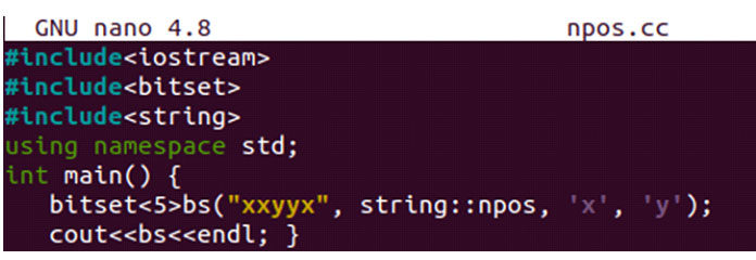 Что означает string :: npos – 9 ответов