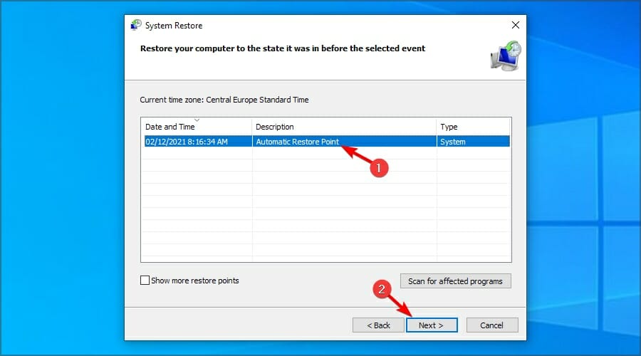 Error code 80090016 (keyset does not exist): solved