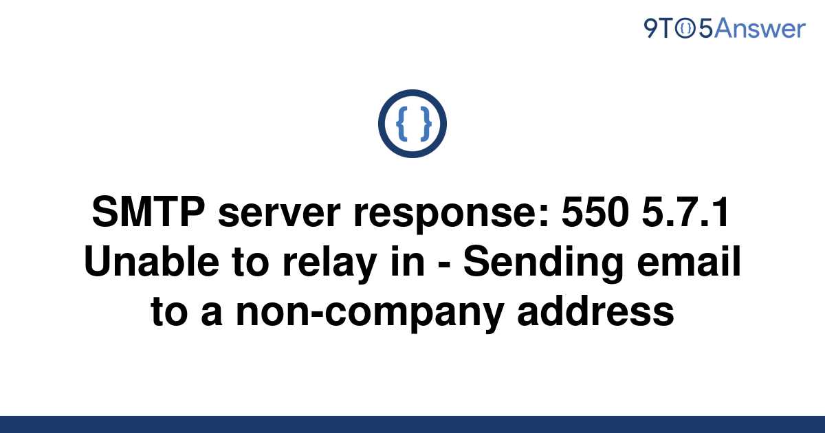 Smtp error 550 - tunnelsup