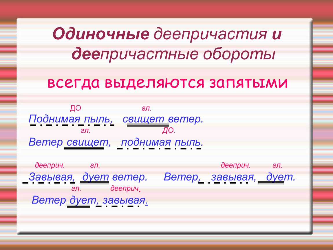 Что такое деепричастие? / справочник :: бингоскул