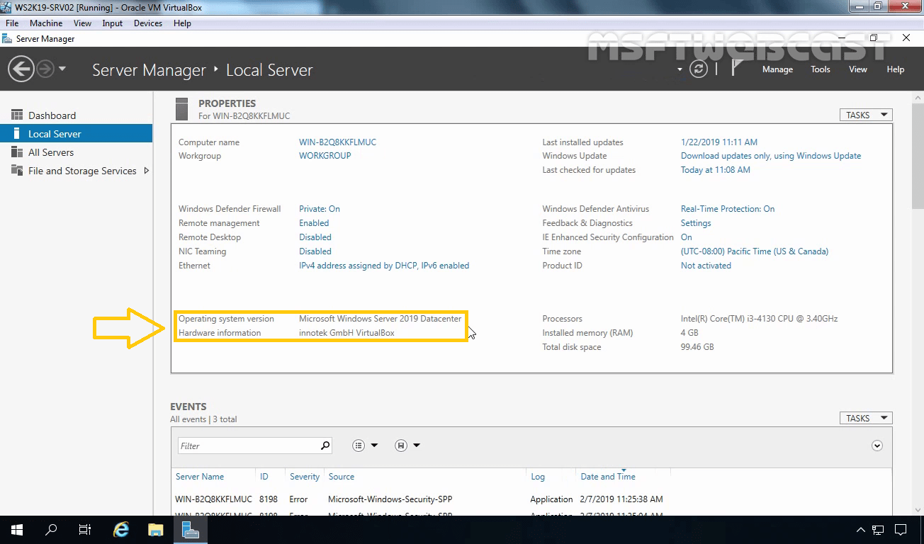 Как: создать nas / fileserver windows server 2019 из командной строки
