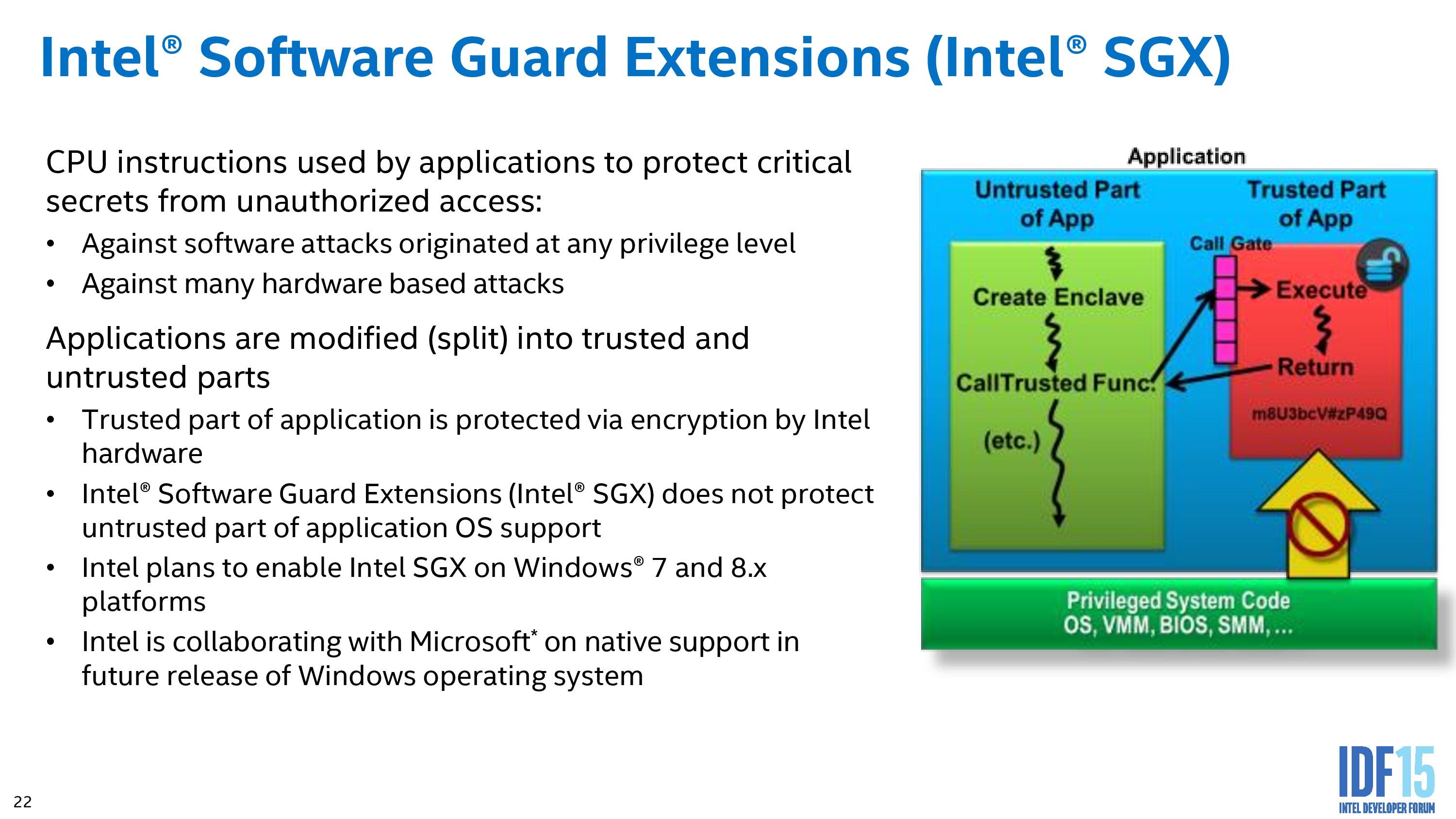 Intel software guard extensions (sgx) - криптографическое программное обеспечение нового поколения для защиты данных - voprostop.ru