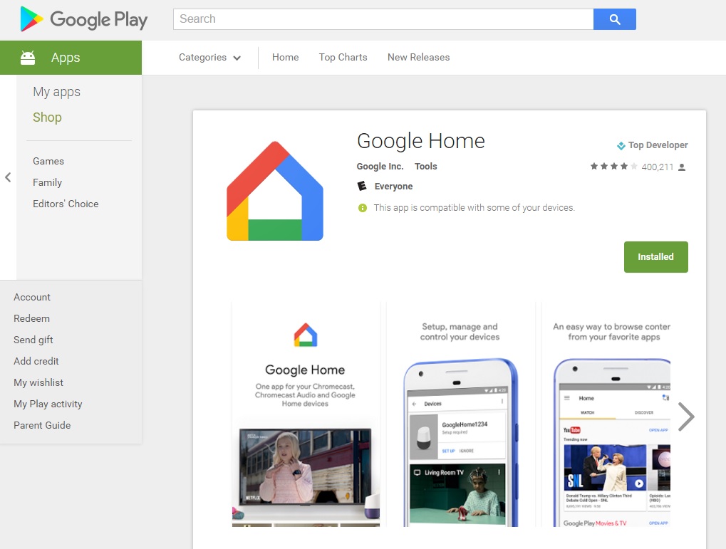 Как установить google home в россии на android