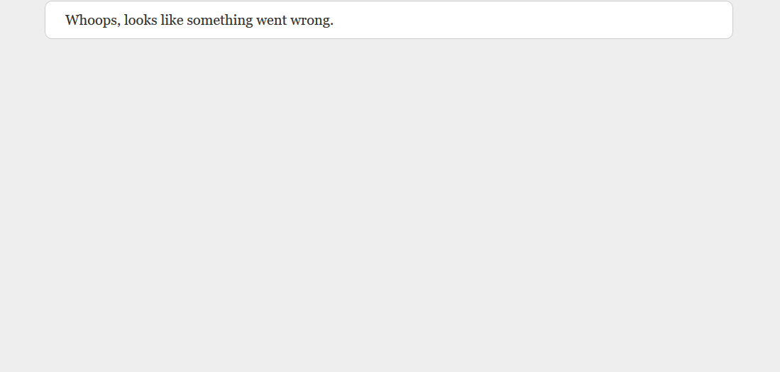 Whoops, looks like something went wrong. · issue #31 · freescout-helpdesk/freescout · github