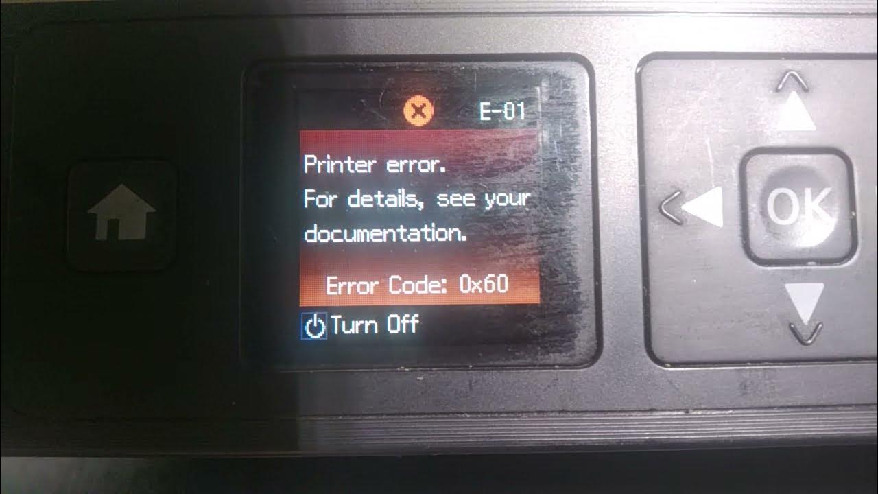 Ошибка принтера 033001 epson xp 342 что делать