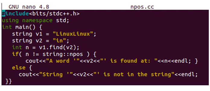 C++ - как string :: npos узнает, на какую строку я ссылаюсь? - web-answers