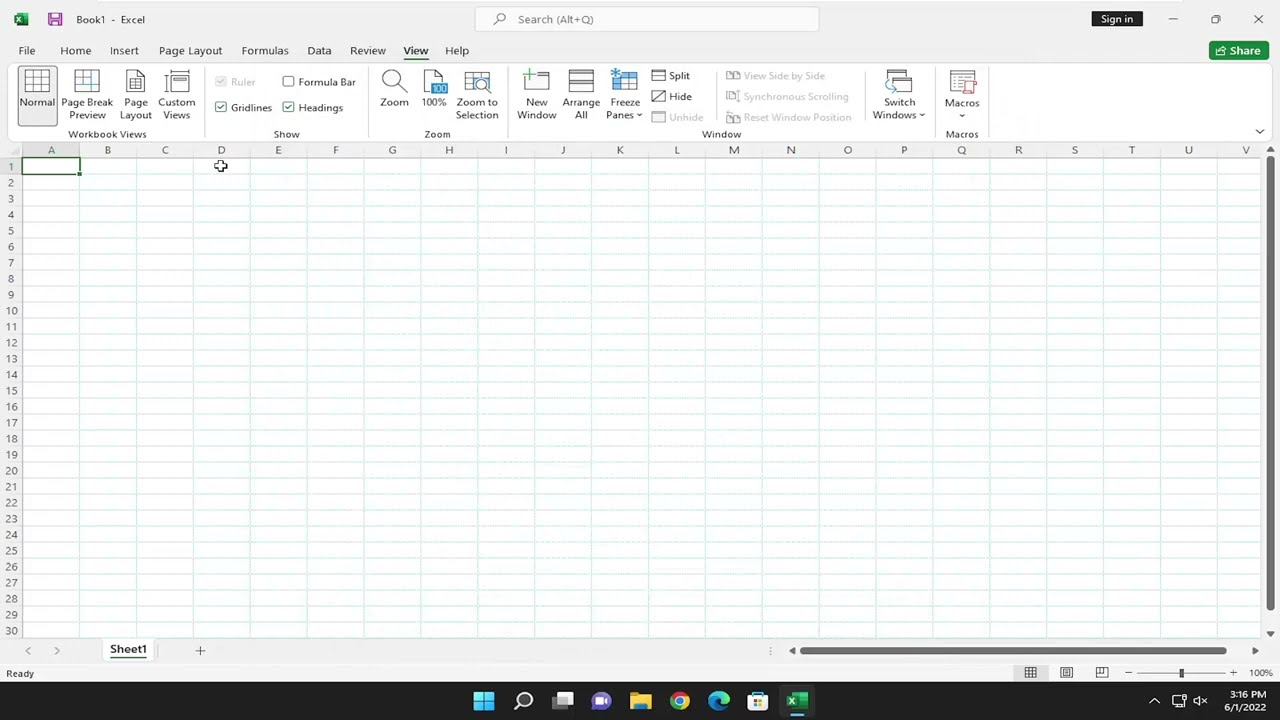 Выделение границ таблицы в excel