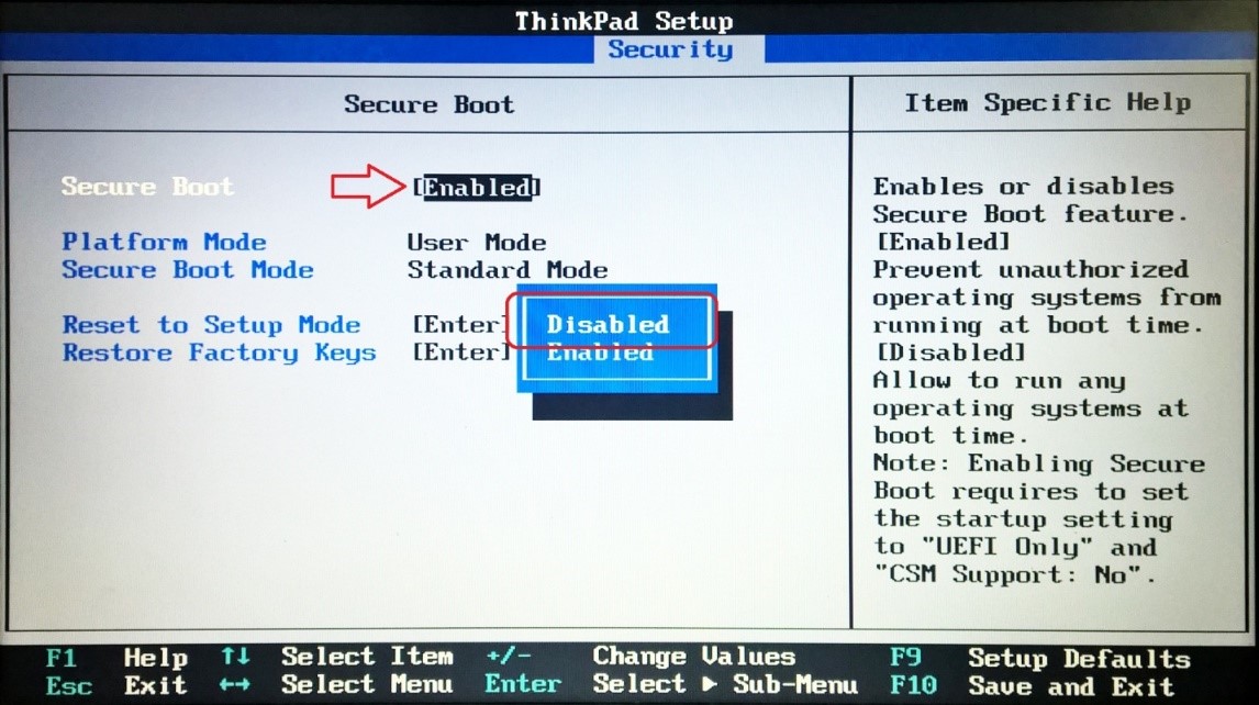 Secure boot: как отключить режим uefi в биосе, отключение защиты в bios