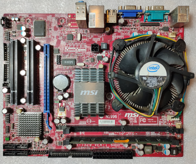Пк excimer c материнской платой 1996 msi. msi n1996 - описание и особенности. msi n1996: слоты