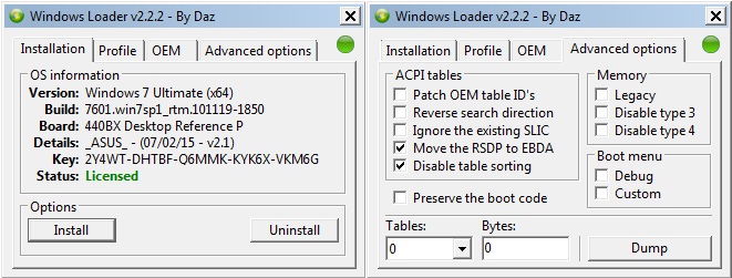 Windows loader - максимальный активатор windows 7 by daz, скачать бесплатно