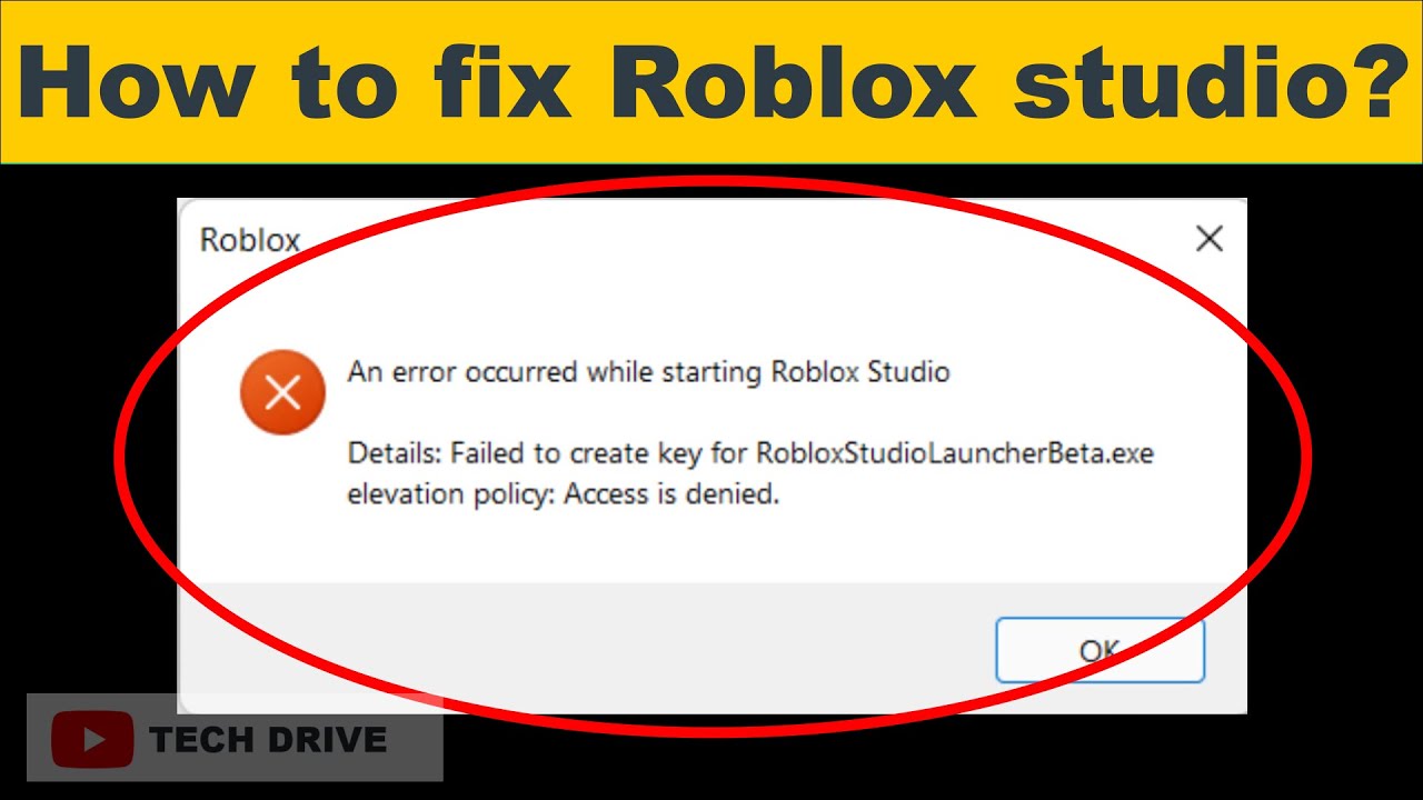 Ошибка an error occurred while starting roblox — что делать?