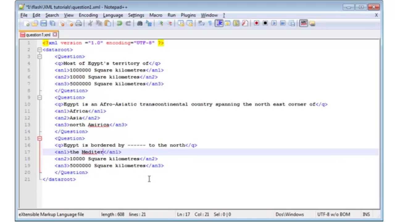 Xml введение
