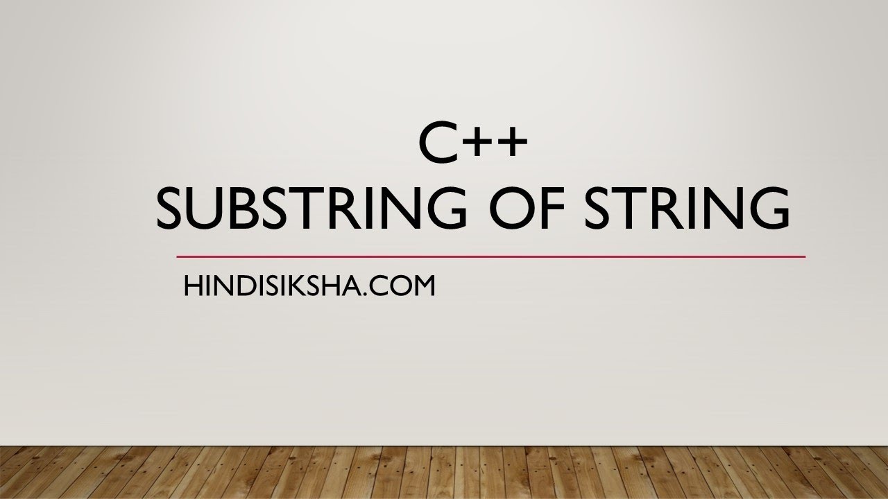 Introduction to string :: find () functions and string :: npos functions