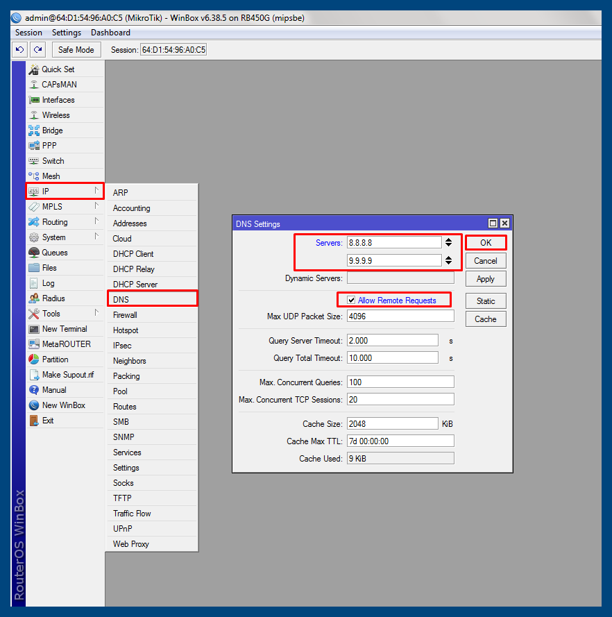 Настройка роутера mikrotik rb951g-2hnd