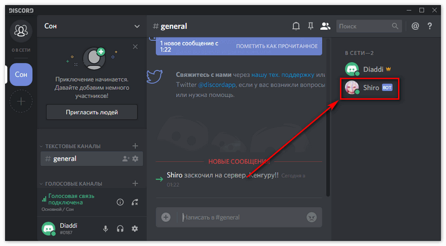 Discord tracker user | tutsdrupal