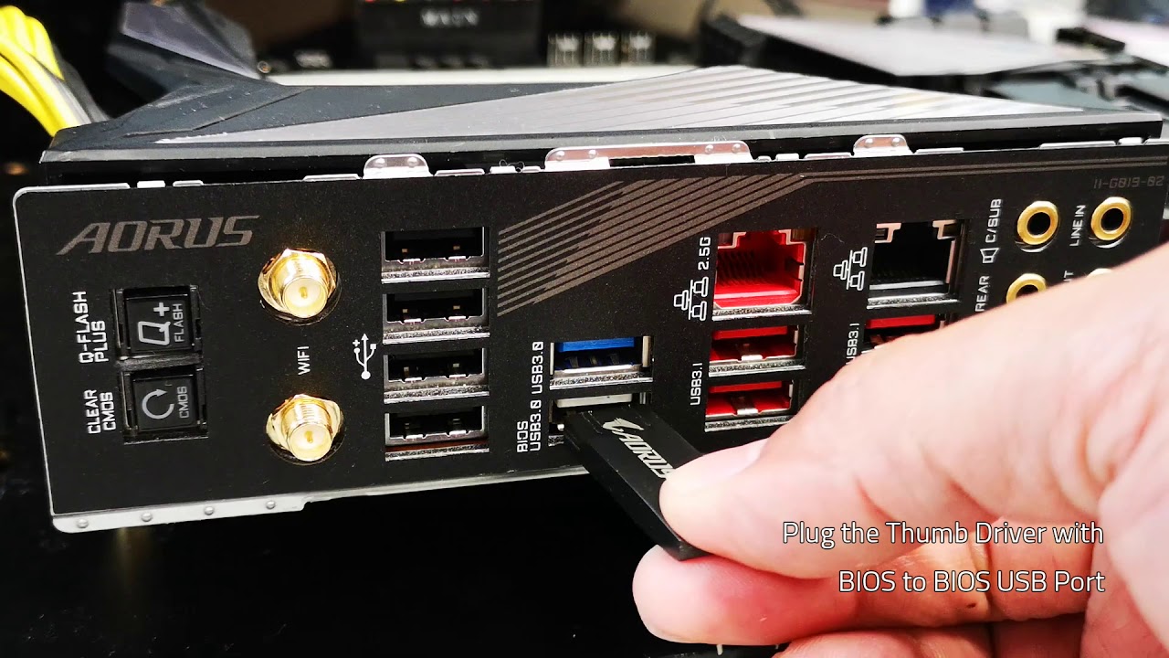 How to update your bios without a cpu (bios flashback using a usb flash drive)