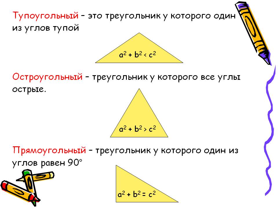 Виды треугольников. основные факты 7 класс онлайн-подготовка на ростелеком лицей | тренажеры и разбор заданий