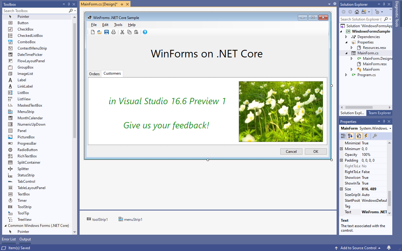 Windows forms: современная модель программирования для создания gui приложений. реферат. информатика, вт, телекоммуникации. 2009-01-12
