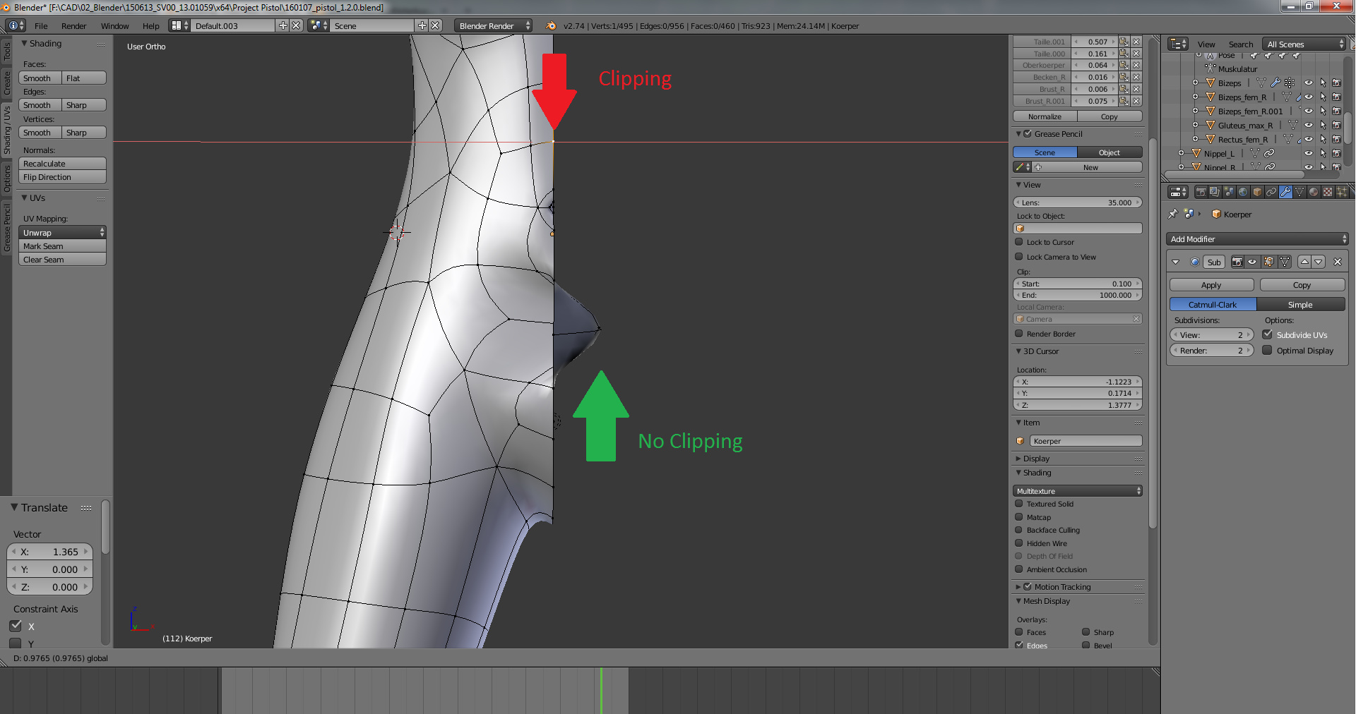 How to measure in blender?