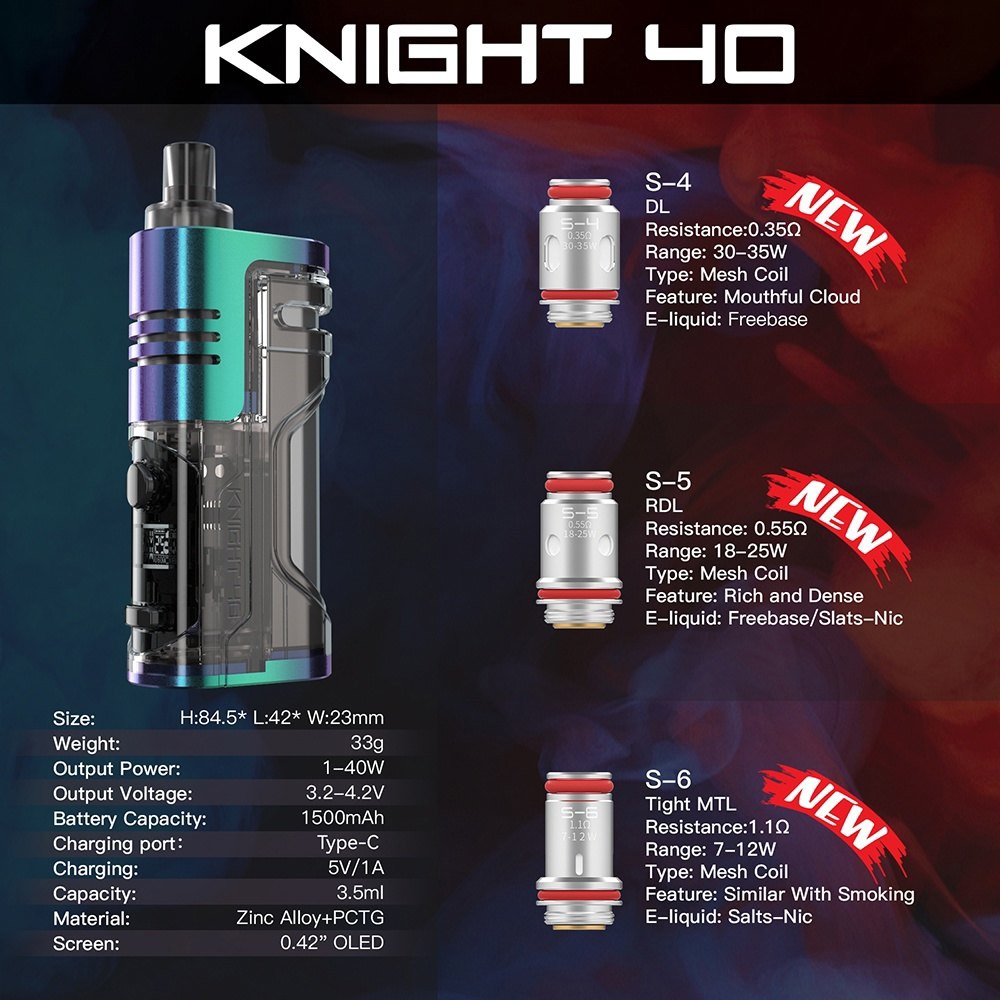 Детальный обзор smoant knight: типы испарителей, rba база, отзывы по использованию