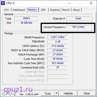 Cpu-z для информации о технических характеристиках пк