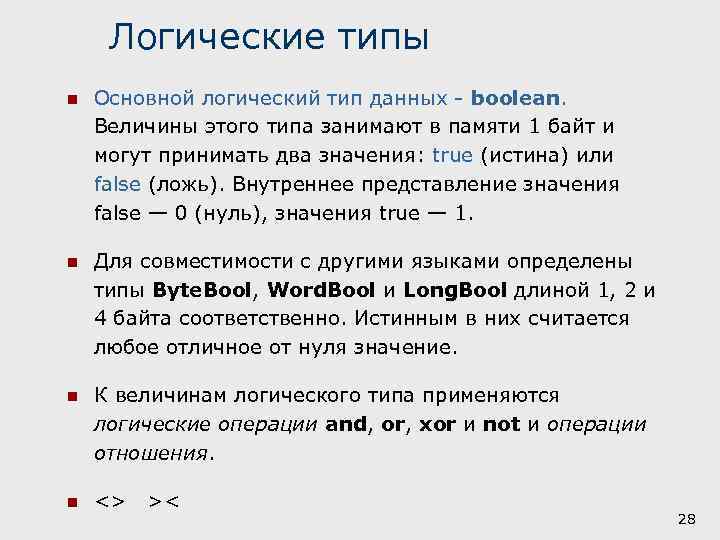 Шпаргалка: алгоритмический язык паскаль