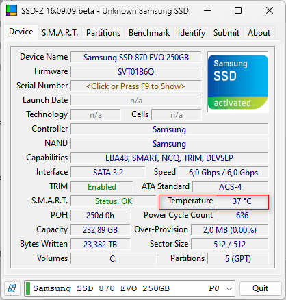 Как правильно измерить температуру ssd m.2