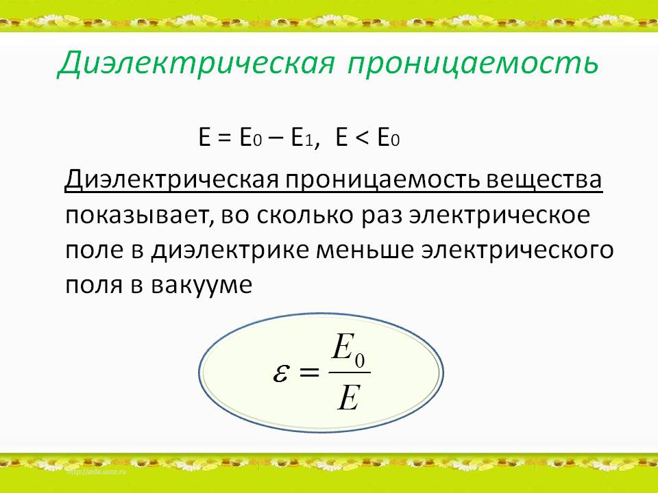 Измерение значений эпсилон 0