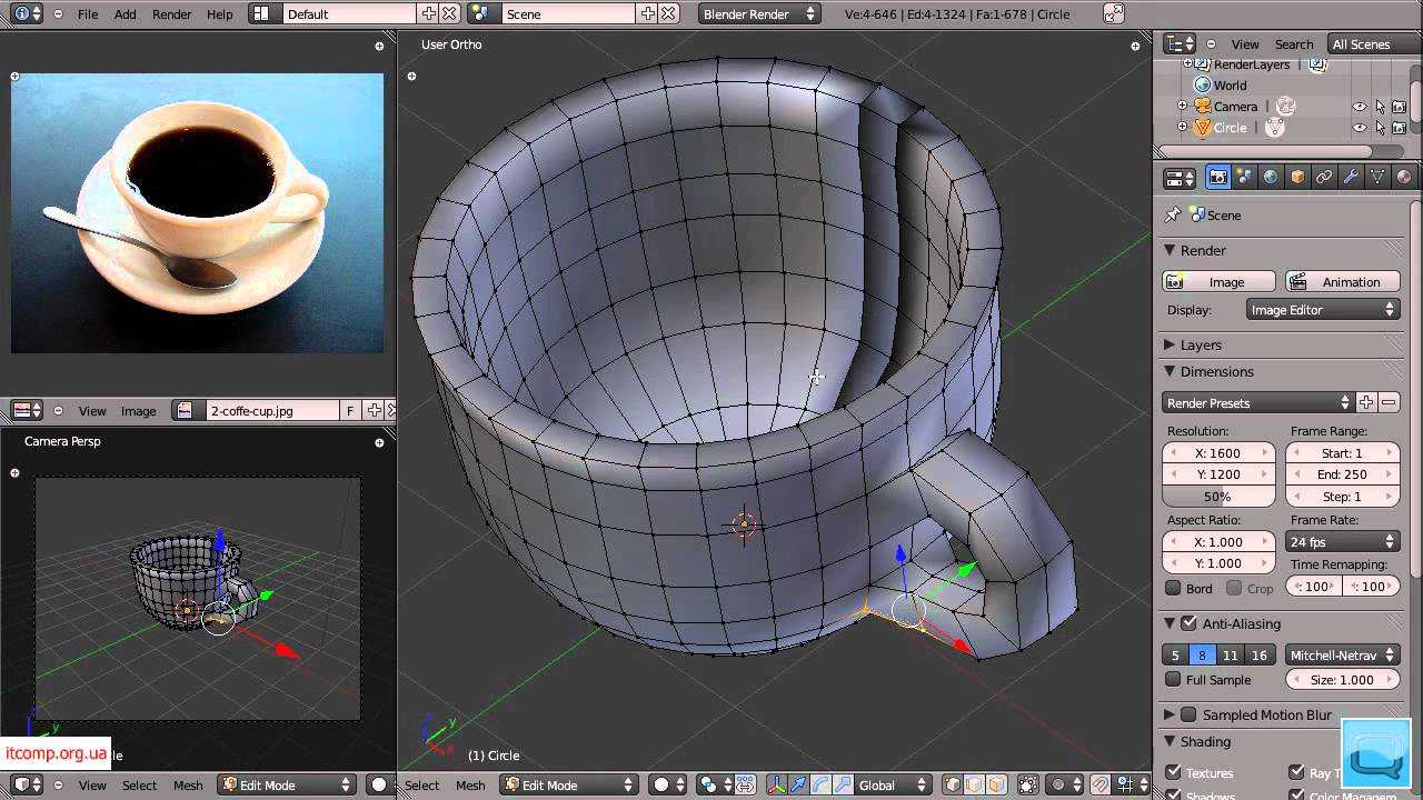 3d вид - blender 3d
 -
    програмишка.рф